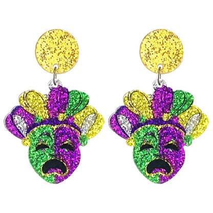 Mardi Gras Carnival -  Earrings