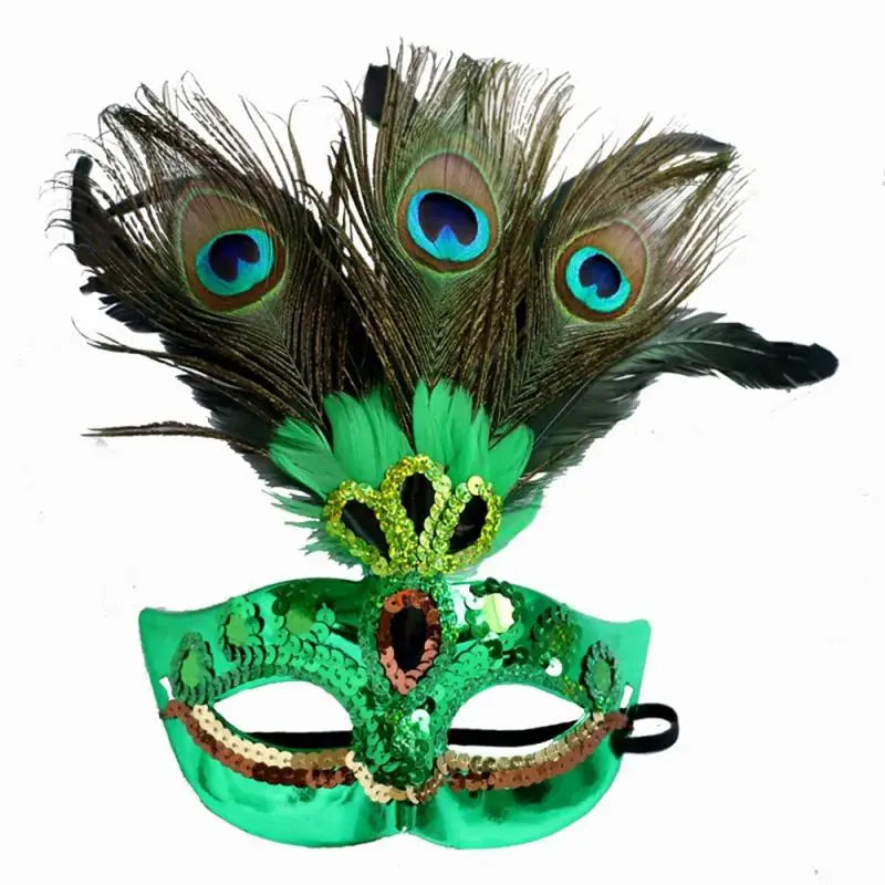 Mardi Gras Mask - Luxury Peacock