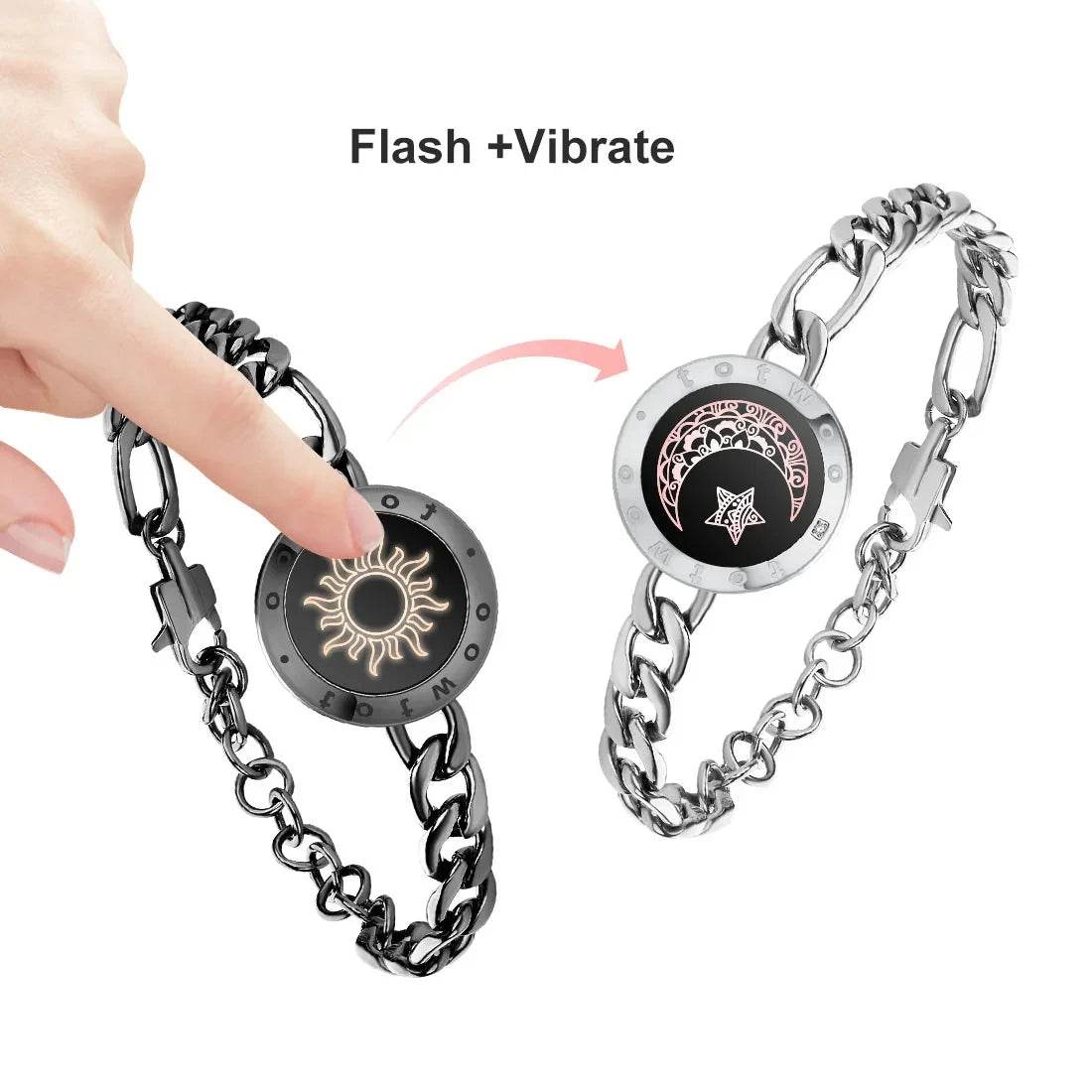 Couples Long Distance Touch Bracelets - Shop Jobie