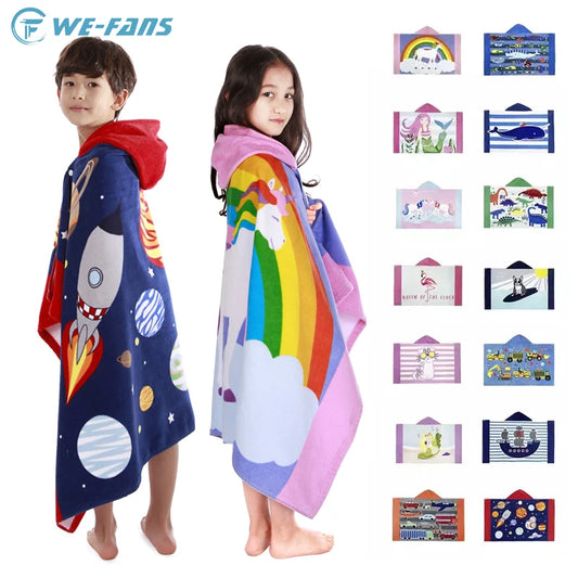 Kids Cartoony Hooded Bath Towel