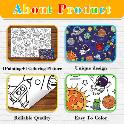 DIY - Space Sticky Coloring Paper - Shop Jobie