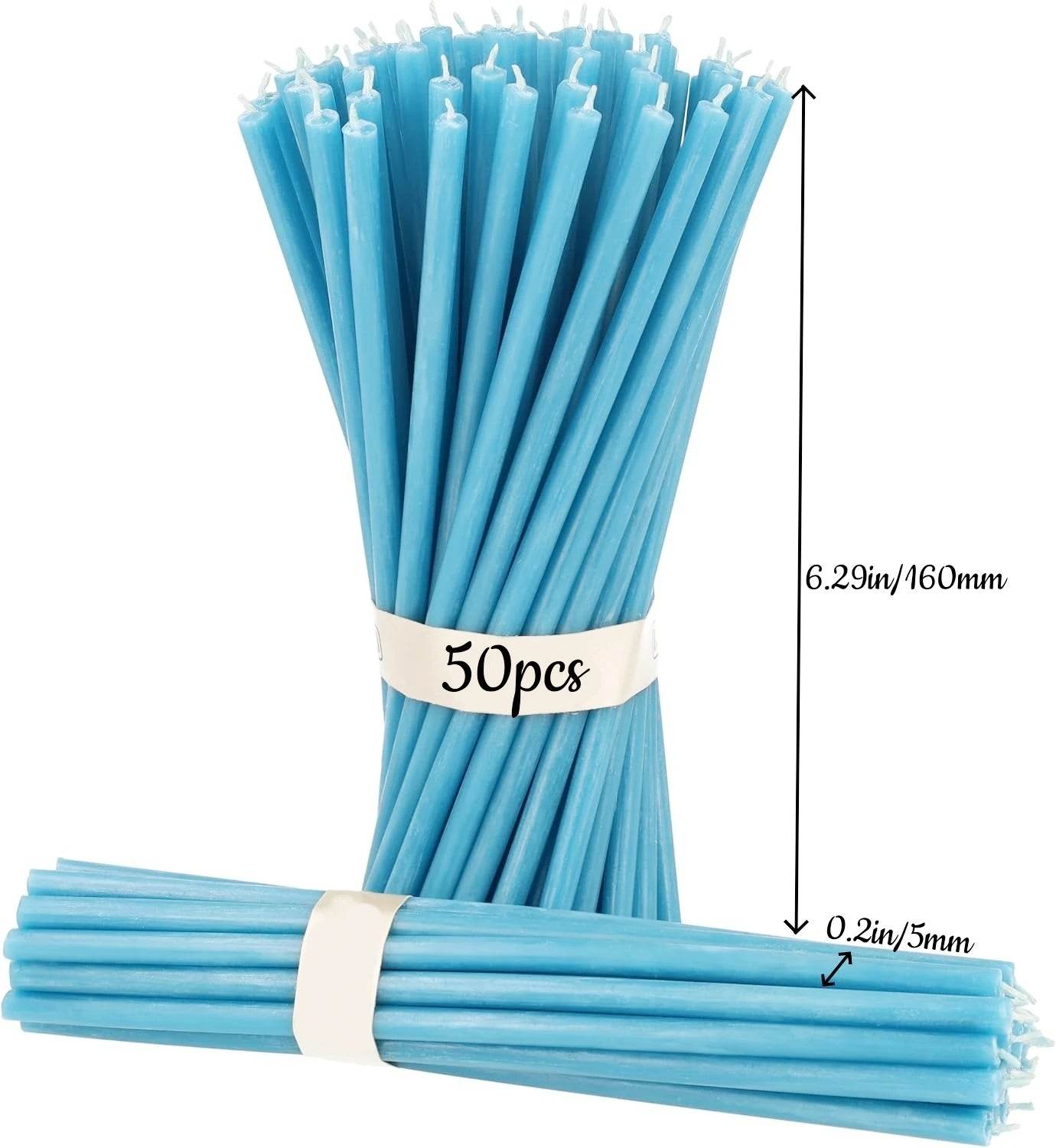 50/100Pcs Natural Beeswax Hanukkah Candles - Shop Jobie