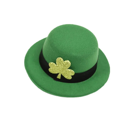 St. Patrick's Day Green Hairpin Shamrock Hat