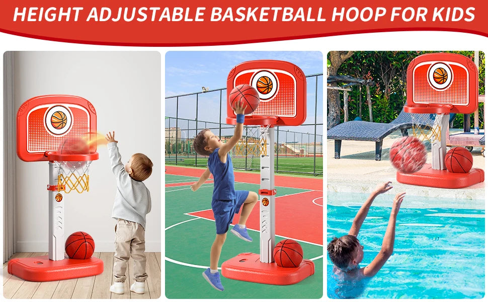 Basketball Hoop for Kids - Indoor/Outdoor