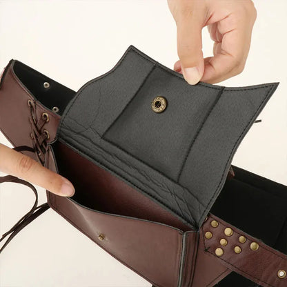 Steampunk-Style Armor Belt Satchel