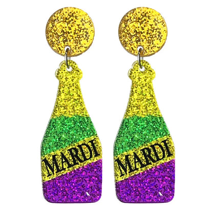 Mardi Gras Carnival -  Earrings