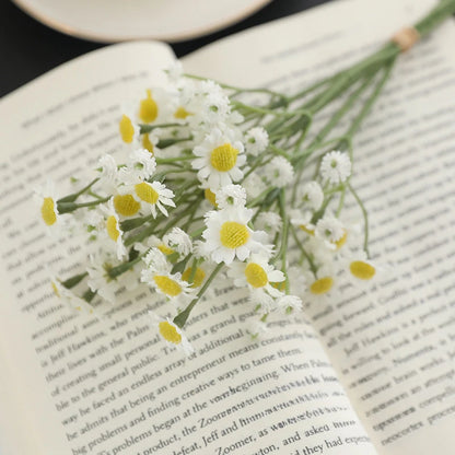 Silk Flower Bouquet - Bouquet of Chamomile Small Daisies