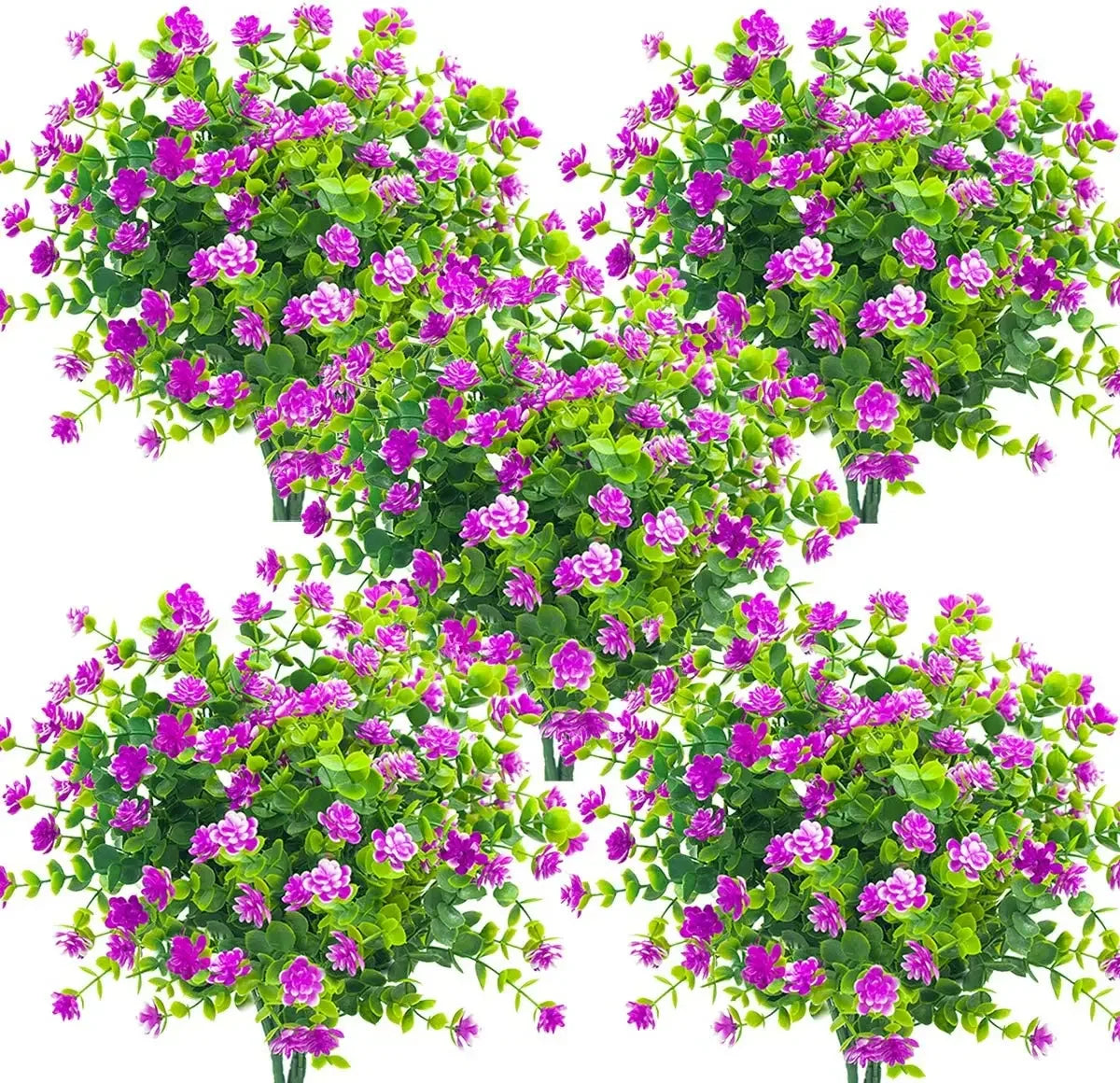 Silk Flowers - 10 Bundles Artificial Garden Decor!