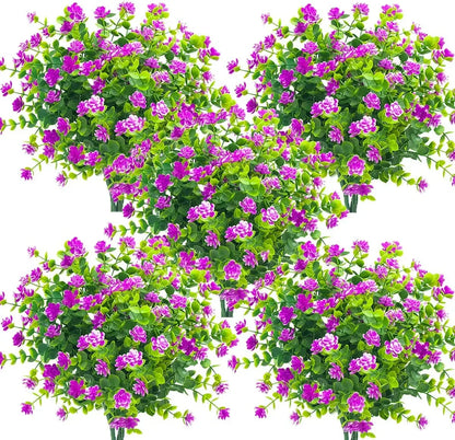 Silk Flowers - 10 Bundles Artificial Garden Decor!
