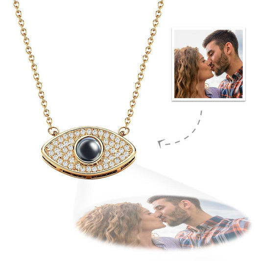 Evil Eye Projection Necklace