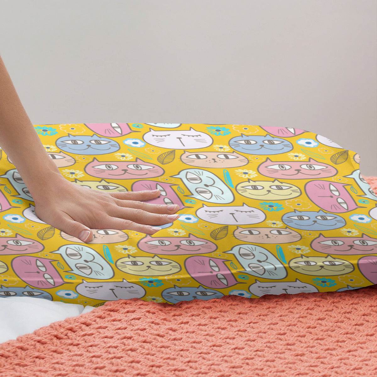 3pc Cuddly Cat Face Bedding Set - Shop Jobie