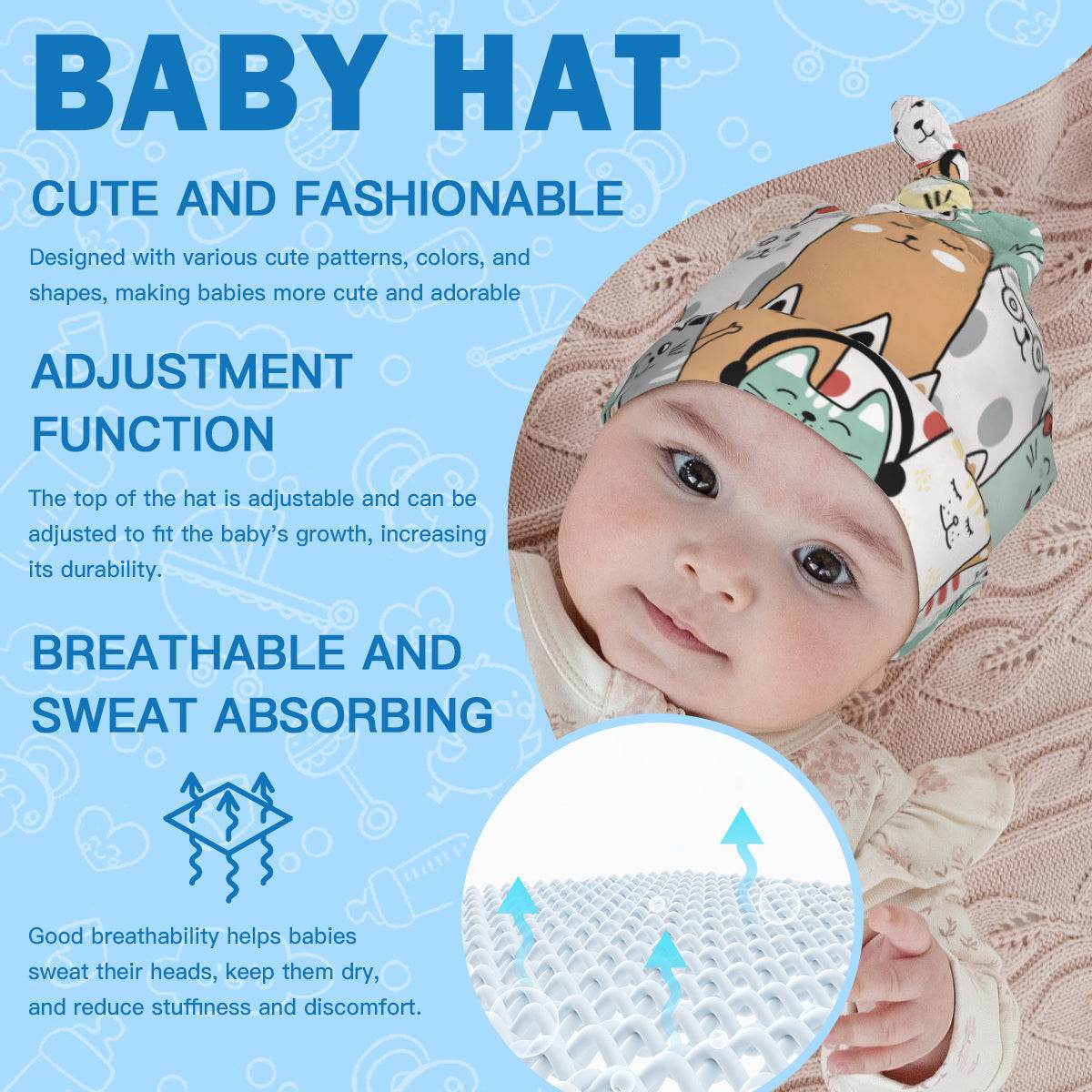Baby Hat and Swaddle Set - Shop Jobie