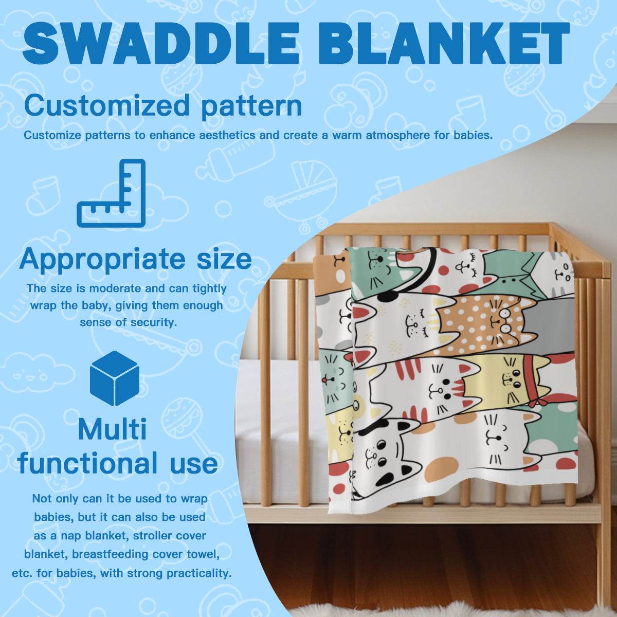 Baby Hat and Swaddle Set - Shop Jobie
