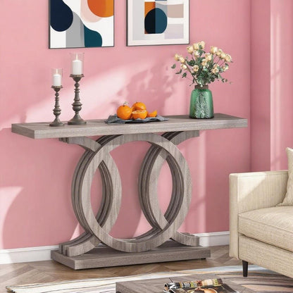 Modern Geometric Console Table