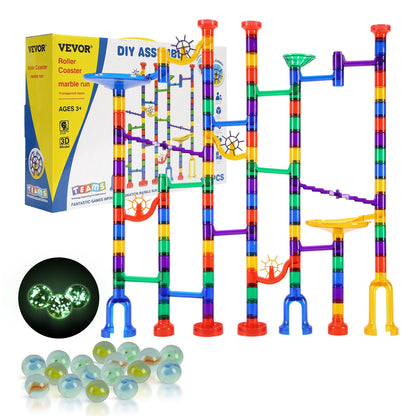 145pc Glowing Marble Maze Run Set