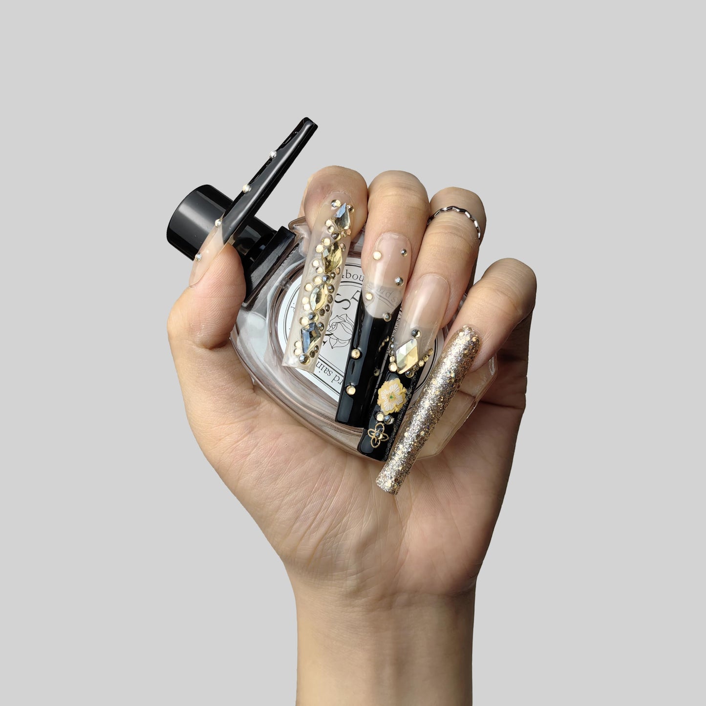 GGDDSHA Eclipse Elegance - Nail Art Press On Nails