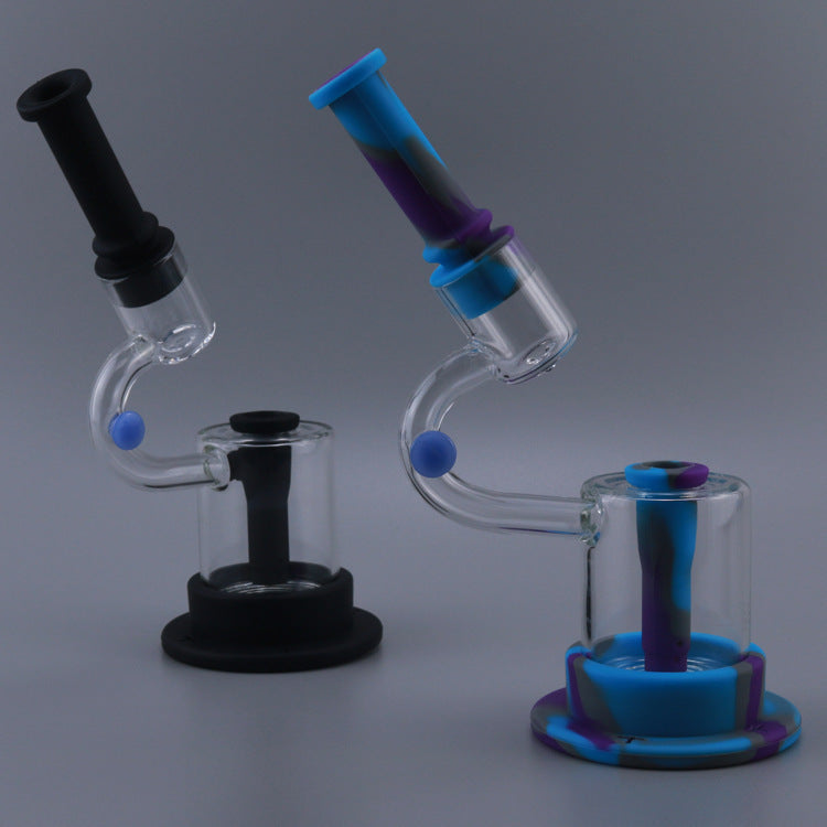 Microscope-Shaped Pipe - Glass w/LED Light