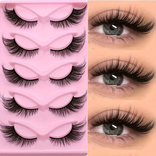 15-Pairs Cat Eye 3D Natural False Lashes