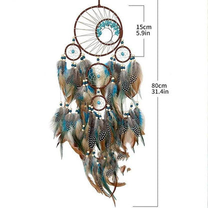 Dream Catcher Lucky Tree w/Turquoise Natural Stone - Shop Jobie