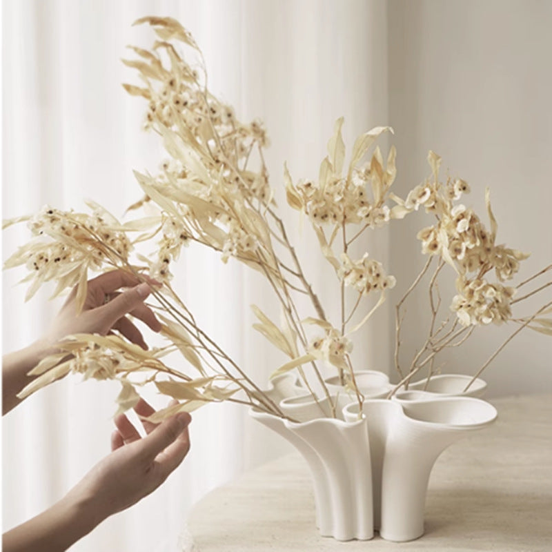 Modern Minimalistic Abstract Art Ceramic Vase