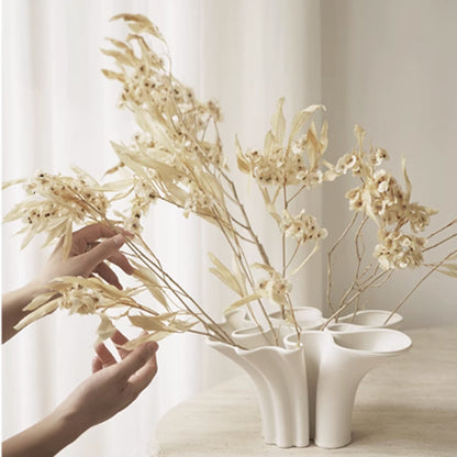 Modern Minimalistic Abstract Art Ceramic Vase