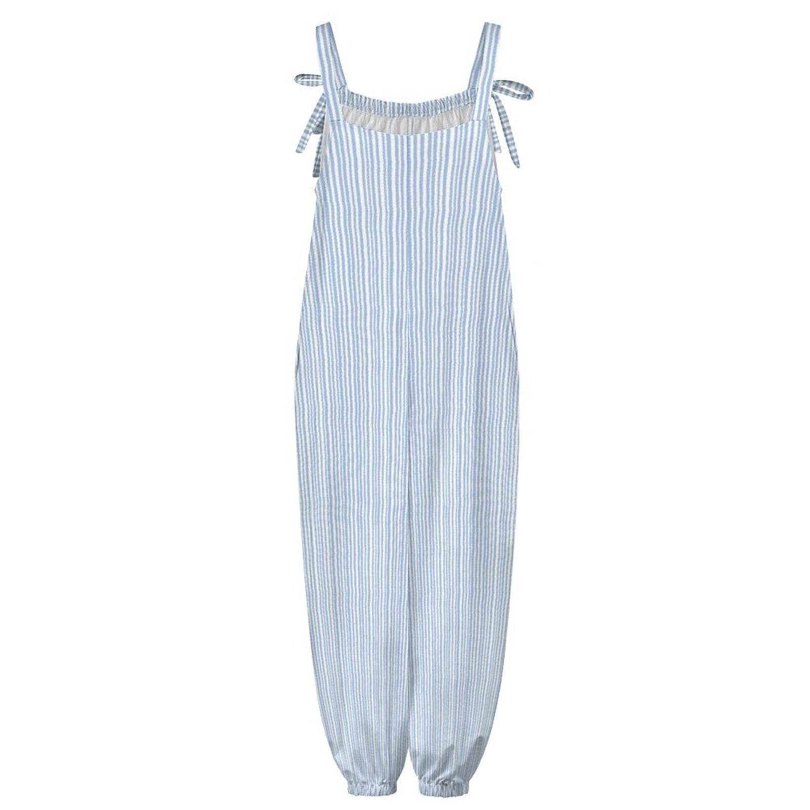 Bow Knot Baggy Overalls - Shop Jobie