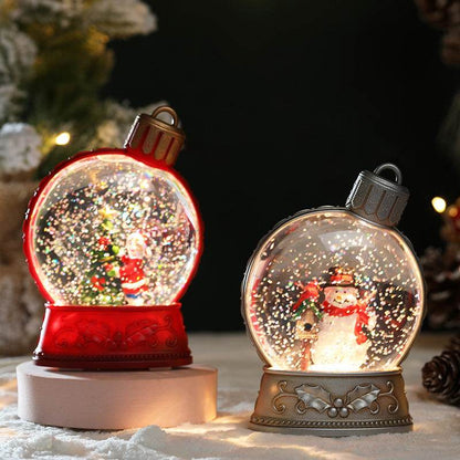Holiday Faux Snow Globe LED Decor - Shop Jobie