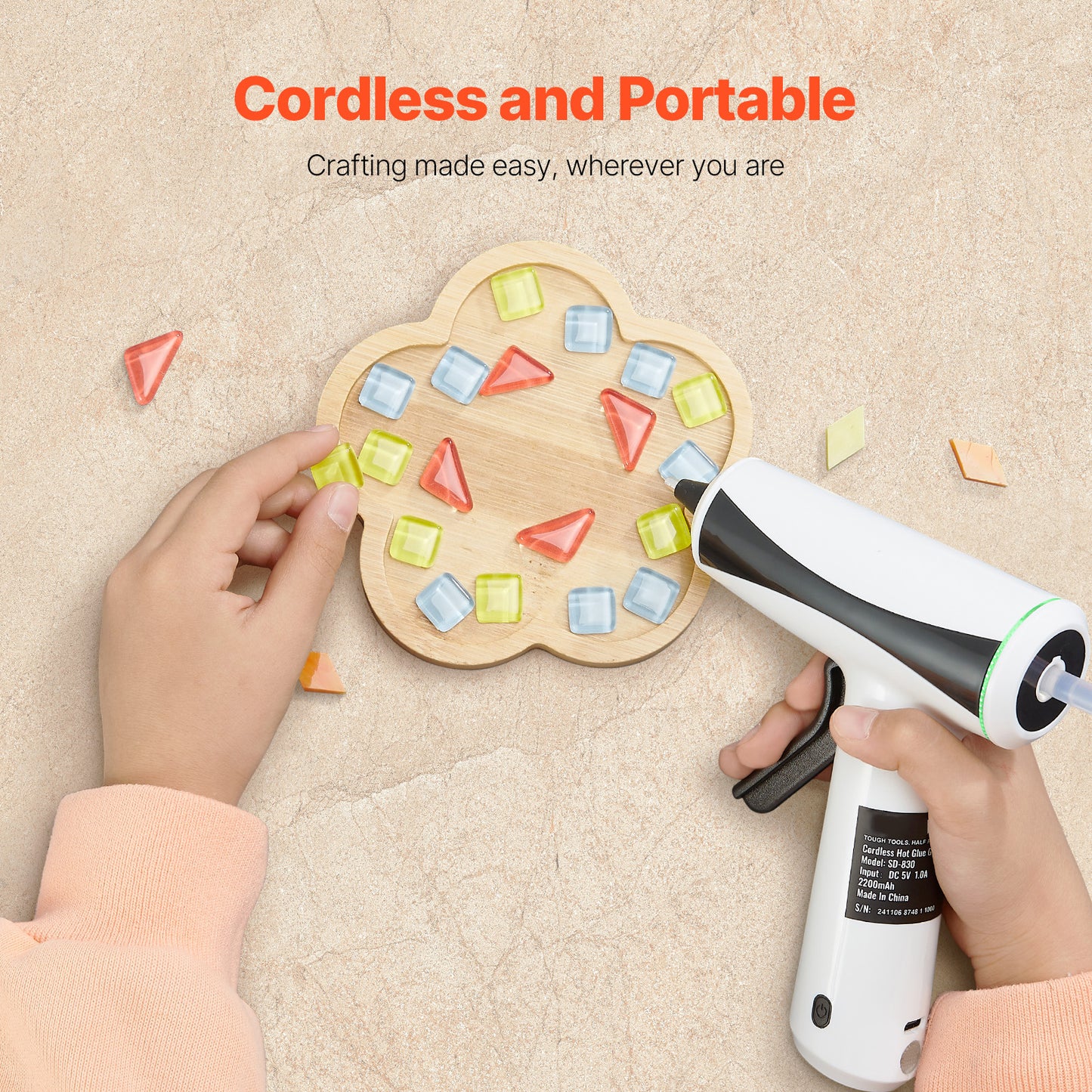 Rechargeable Cordless Glue Gun Kit
