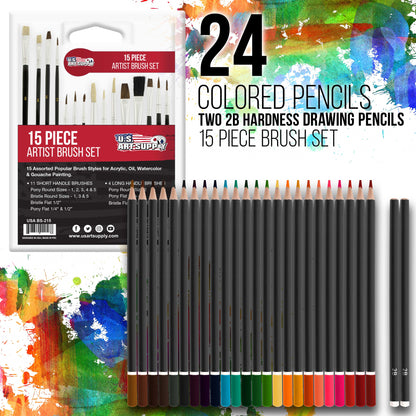 Mega Deluxe Art Painting Drawing Set (163 Count)