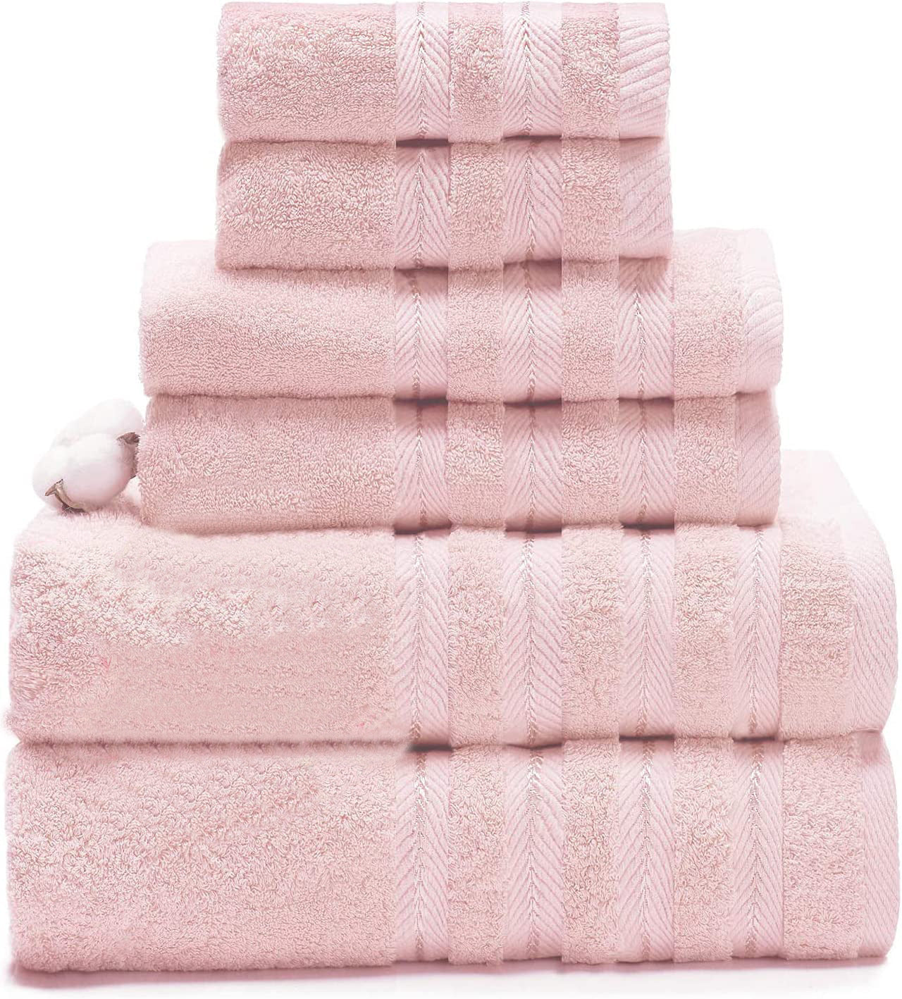 Absorbent Cotton Bath Towel Set