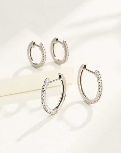 925 Sterling Silver Hoop Earrings - Shop Jobie