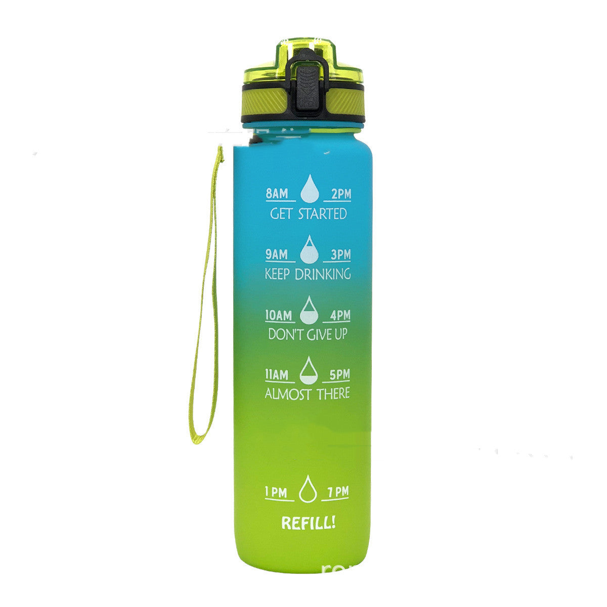 Frosted Gradient Sports Water Bottle