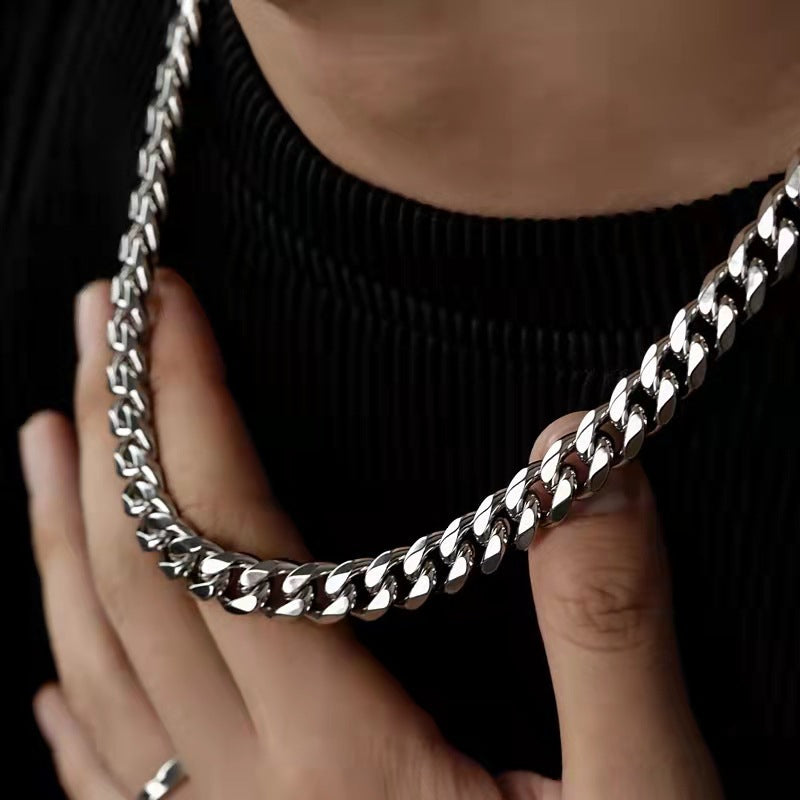 Trendy Stainless Steek Hip-hop Style Cuban Chain
