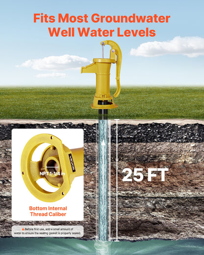 Charming Retro Working-Well Hand Pitcher Pump