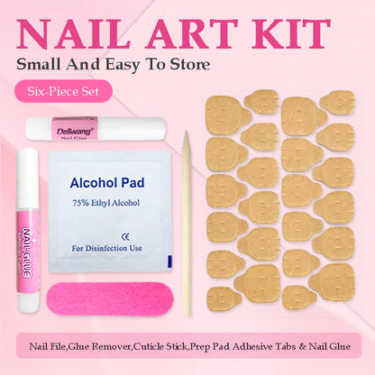 10pc GGDDSHA Nails Press On Nails - Glitter Gold Diamond Extra Long