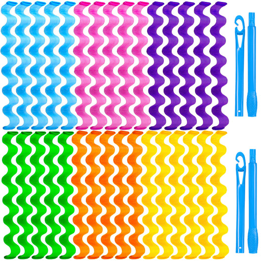 30pc Heatless Wave Curlers Kit
