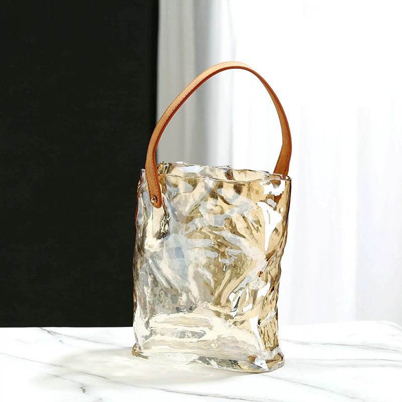 Handbag Glass Vase Design - Shop Jobie