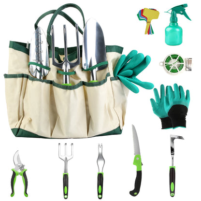 13pc Garden Hand Tool Starter Kit w/Bag