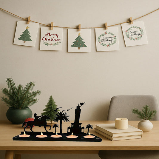 Silhouette - Urban Cowboy Candle Holder