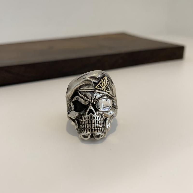 925 Sterling Silver Skull Ring