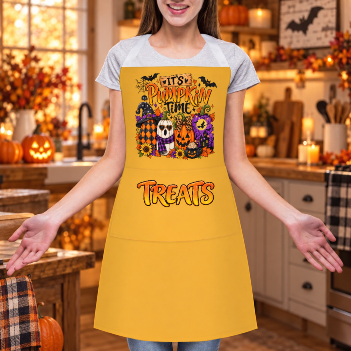 Halloween Bib Apron