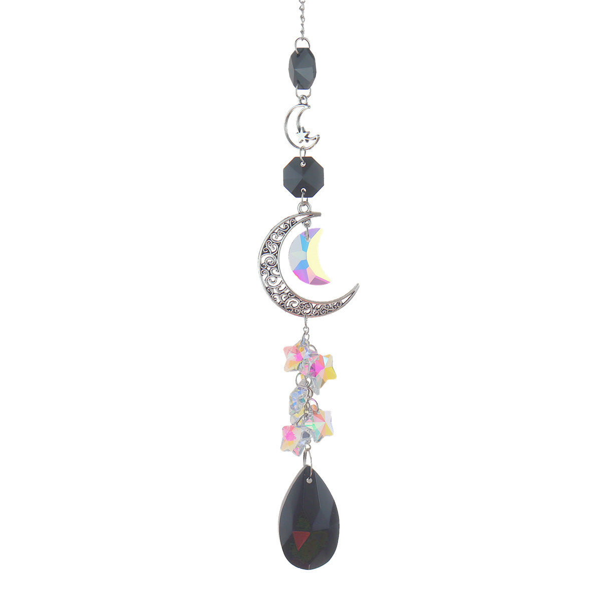 Crystal Sun Catcher Moon Stars