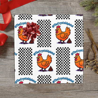 Crystal's Chicken Wrap - Personalized Wrapping Paper