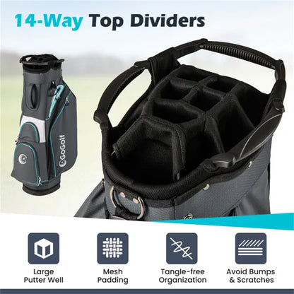 14-Way Premium Golf Cart Bag