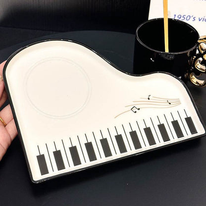 Music Lovers Piano Key Cup and Saucer Set - Shop Jobie