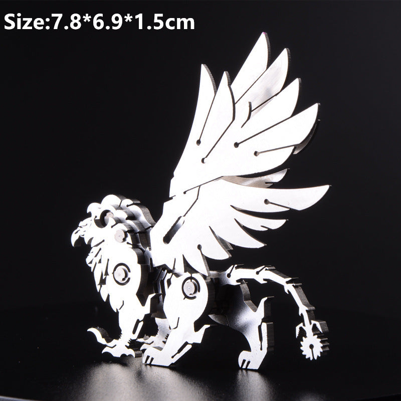DIY Stainless Steel Golem - Art Model 3D Metal Puzzle