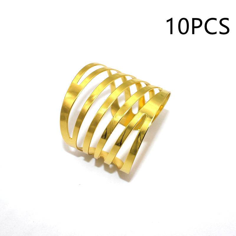 Strip Golden Napkin Ring - Shop Jobie
