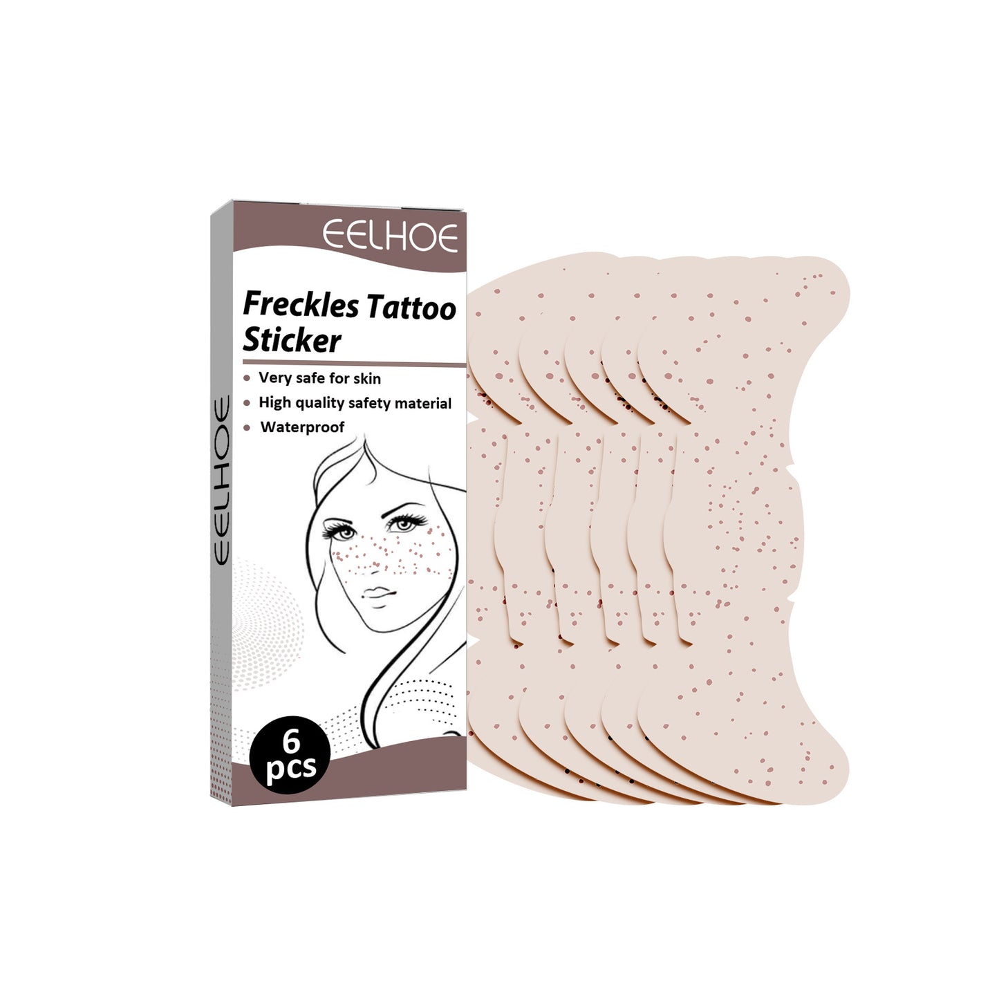 EELHOE Freckles Tattoo Stickers