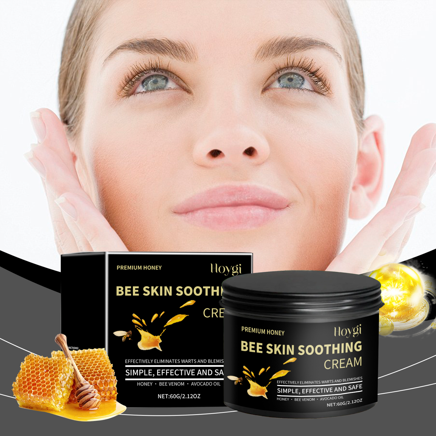 Hoygi Honey Moisturizing Face Care Skin Gloss