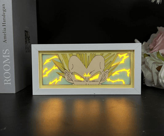 Dragon Ball Cartoon Paper Carving Frame & Night Light - Shop Jobie